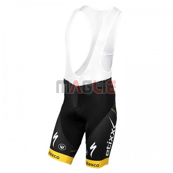 Maglia Quick Step manica corta 2016 giallo e nero